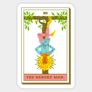 XII - The Hanged Man - Tarot Card Sticker